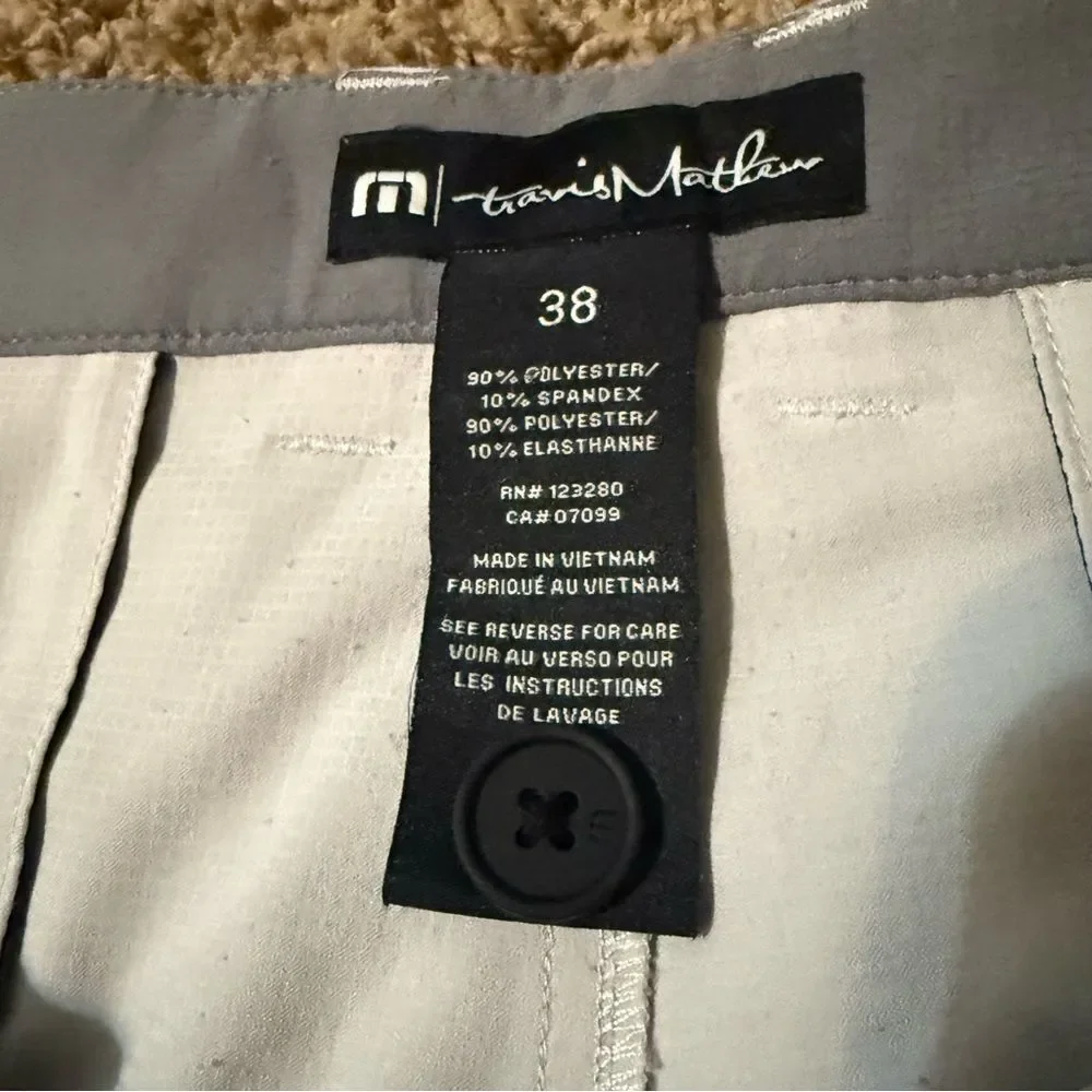 TRAVIS MATHEW golf 123280 shorts gray size 38 mens comfortable shorts